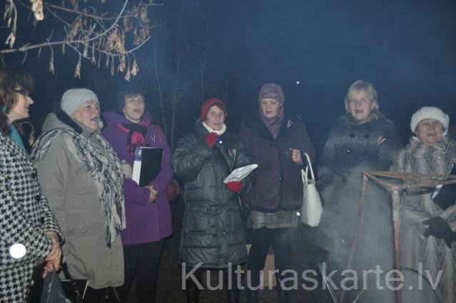 Jauktais koris Lācplēša dienas vakarajundas pasākumā 11.11.2013.